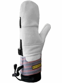 Mountain Ops 2 Fingermitts - Women -Auclair Sales Store 3J809 White black 3